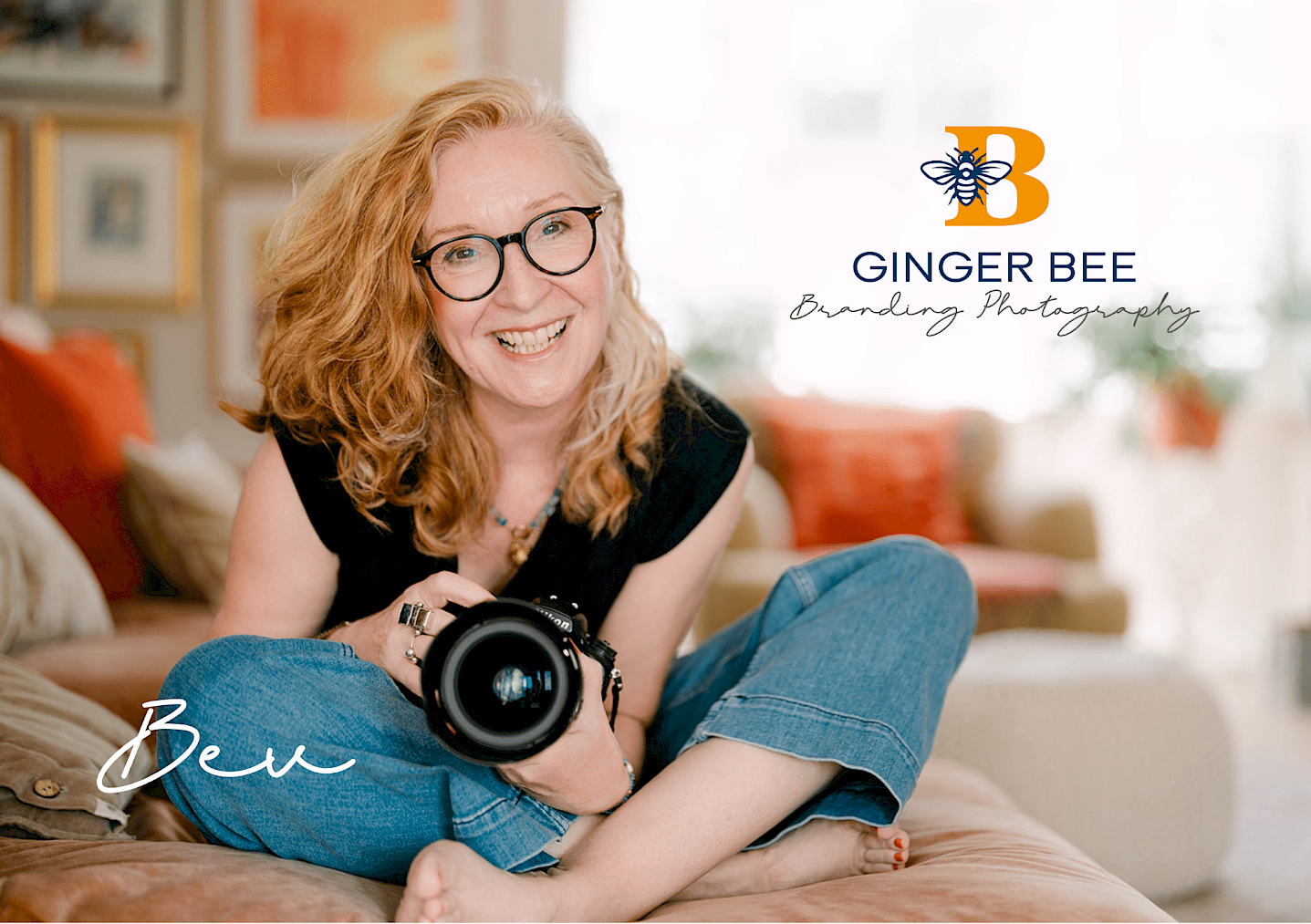 Branding Photographer Bev, of Ginger Bee Studios